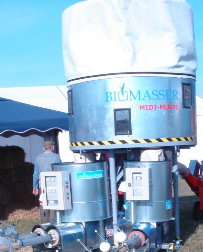 BIOMASSER MIDI-MULTI wydajność* 300-500 kg/h