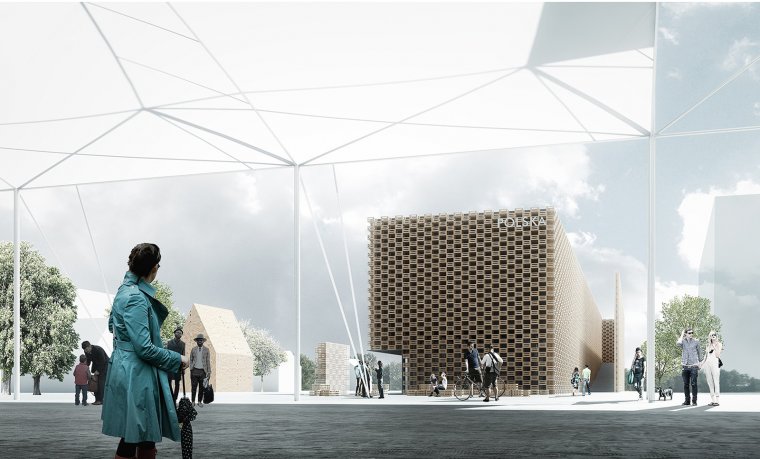 Pawilon Polski Expo 2015, wizualizacja