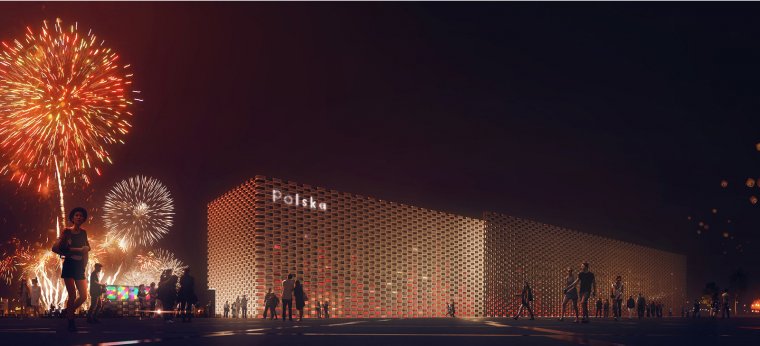 Pawilon Polski Expo 2015, wizualizacja