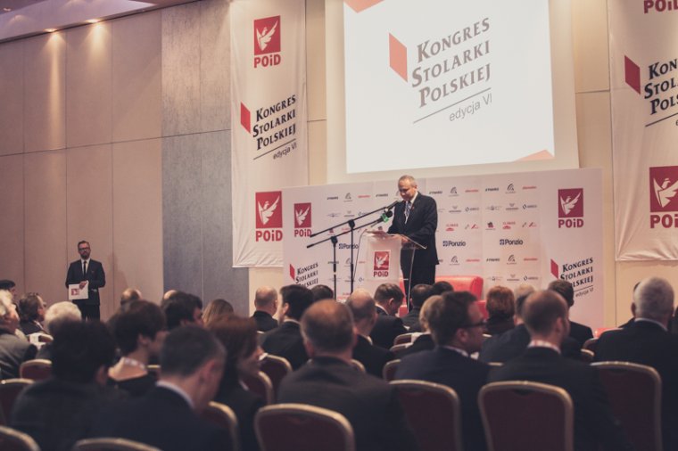 VI Kongres Stolarki Polskiej: wystąpienie Janusza Komurkiewicza, Prezesa Zarządu Związku POiD