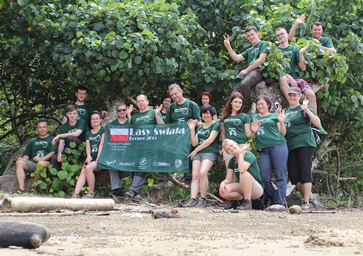 Uczestnicy wyprawy na Borneo