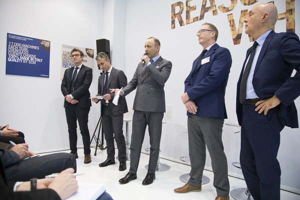 Konferencja prasowa SCM Group podczas targów Holz-Handwerk