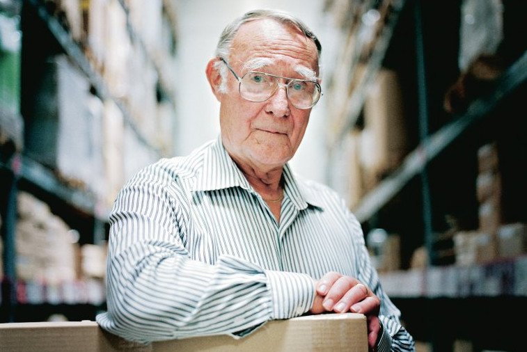 Ingvar Kamprad - założyciel koncernu IKEA