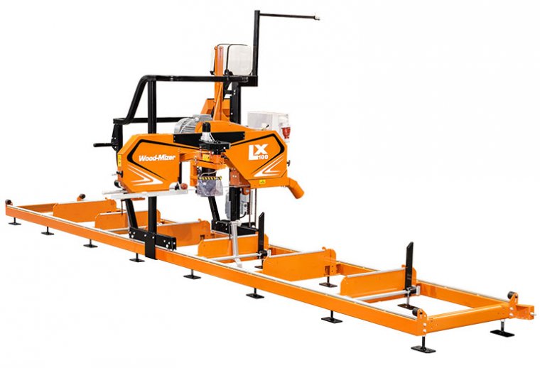 Trak LX100 umożliwia przecieranie kłód o maksymalnej średnicy 70 cm. Długość cięcia jest nieograniczona i zależy od ilości zamontowanych segmentów łoża.
