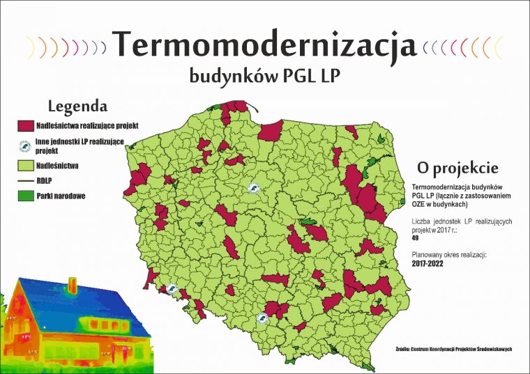 Termomodernizacja budynków PGL LP
