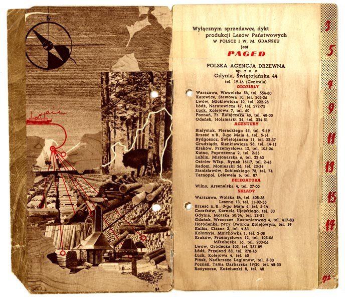 Fragment folderu reklamowego Paged