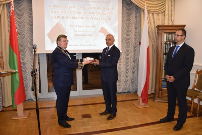 Jan Szynaka został Konsulem Honorowym Republiki Białorusi