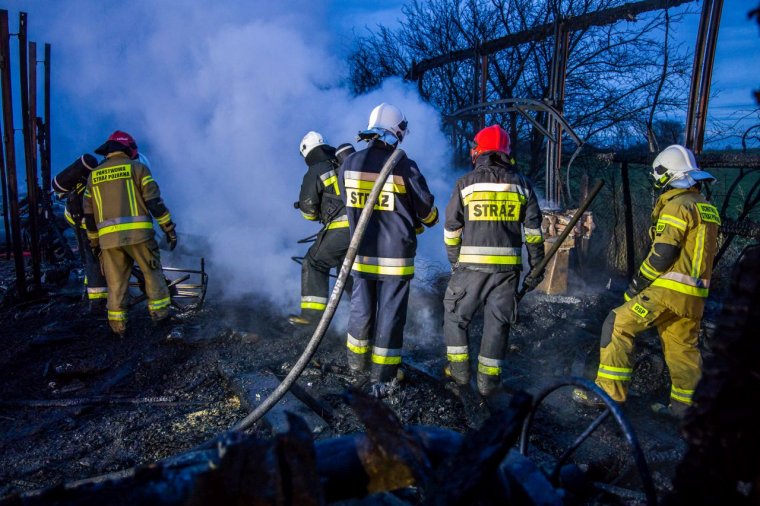 Celowe podpalenie przyczyną pożaru tartaku w Prószkowie 
