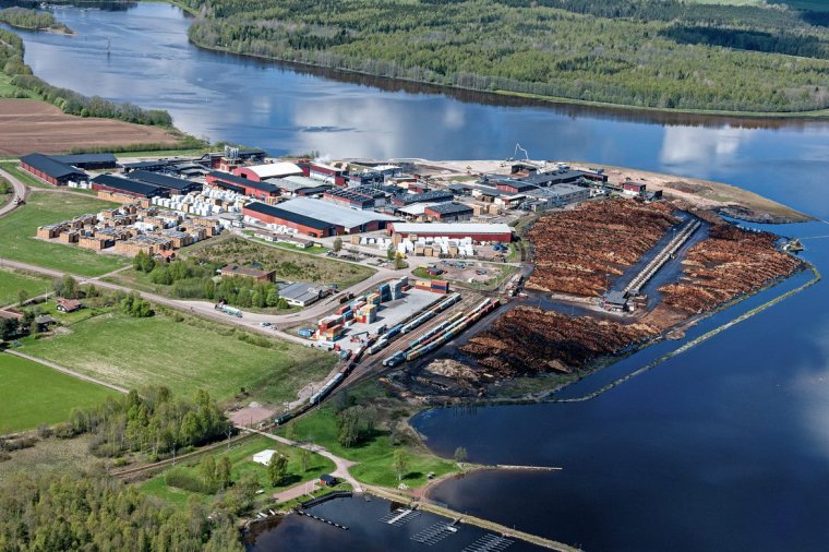 Tartak i terminal w Insjön