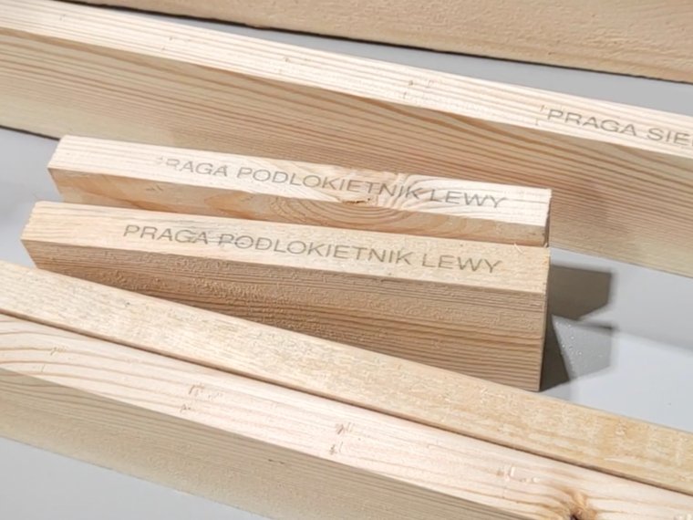 Produkowane elementy możemy sortować jak dotychczas według długości, ale możemy je też sortować np. według typu mebla.
