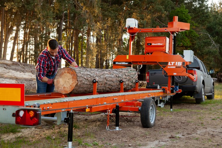 Trak LT15 na baterie dostępny jest już w oficjalnej ofercie Wood-Mizer