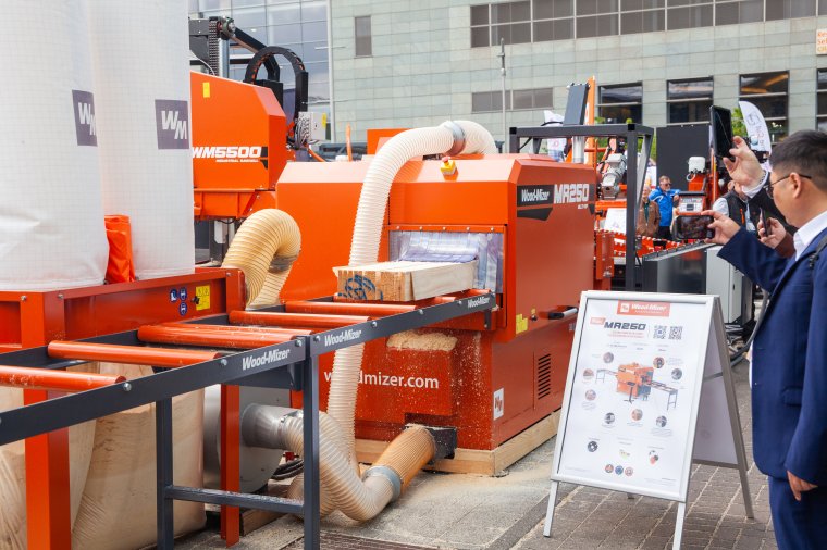 Wood-Mizer MR250 - zaawansowana wielopiła dwuwałowa do przemysłowego przerobu drewna 