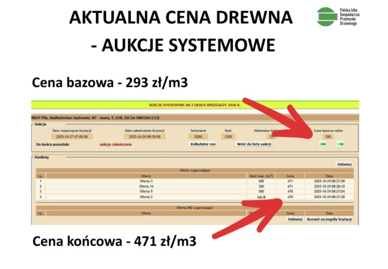 Aukcje systemowe - Sosna