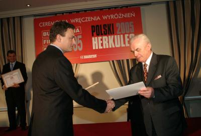 Dyr. Handlowy - Marek Janke<br>odbiera tytuł Dobra Firma