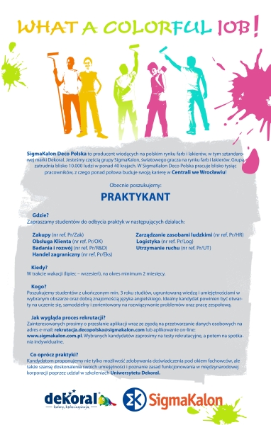 <font color=gray> Plakat promujący praktyki</font>