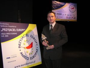 Nagrodę w imieniu firmy odebrał M. Janke 