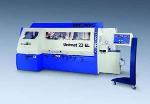 <font color=gray>Automat strugająco-profilujący <br>Unimat 23 EL firmy Weinig</font>