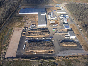 Widok na zakład z "lotu ptaka"