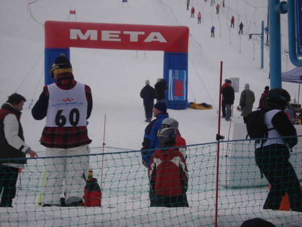 Widok na trasę slalomu