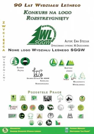 Wyniki konkursu na nowe logo Wydziału Leśnego SGGW