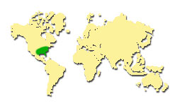 Zasięg występowania Tulipanowca