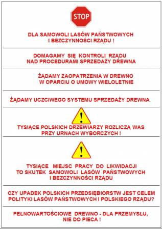 Propozycje haseł na transparenty