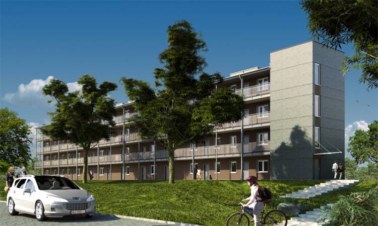Moduły Unihouse pozwalają na budowę czterokondygnacyjnych budynków w technologii szkieletu drewnianego