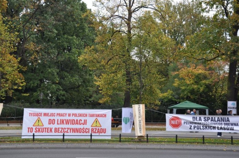 Pikieta Przemysłu Drzewnego w Warszawie