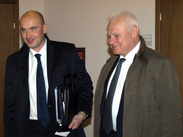 Marcin Korolec (od lewej), nowy minister środowiska i Andrzej Kraszewski, dotychczasowy minister środowiska 