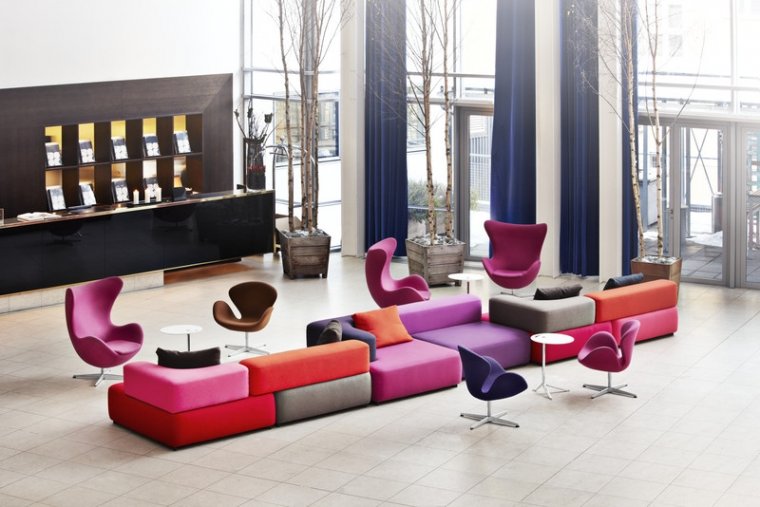 Przykład realizacji: Alphabet Sofa by Piero Lissoni, Hotel Skt. Petri, Kopenhaga