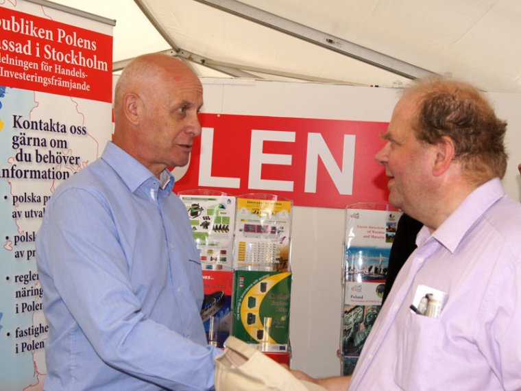 Wiceminister Janusz Zaleski gościem targów leśnych Elmia Wood 2013 w Szwecji