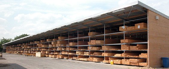 Regały paletowe do składowania długich produktów