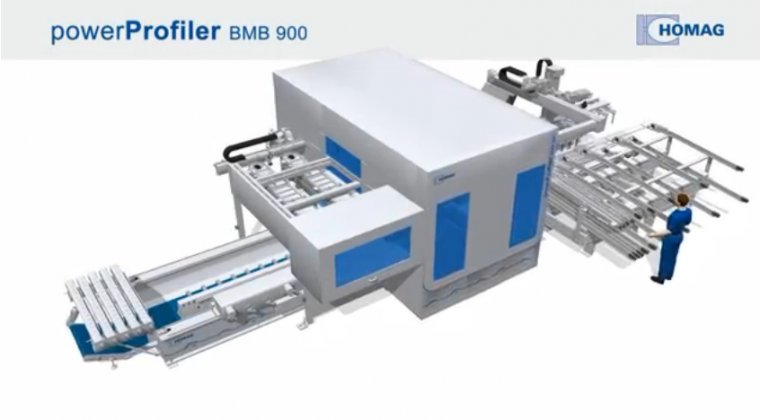 Centrum obróbcze do profili okiennych HOMAG powerProfiler BMB 900