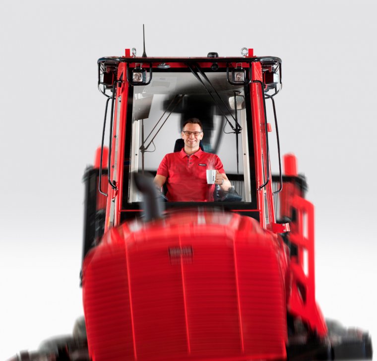 Komatsu Comfort Ride - hydrauliczny system amortyzacji kabiny 