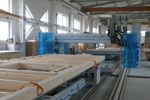 Linia produkcji konstrukcji budynków prefabrykowanych