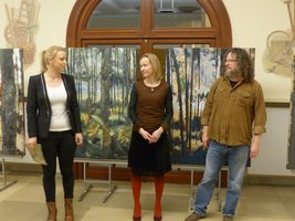 Wystawa malarstwa Anny Woźniak - Las, człowiek i czas