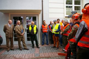 Protest przedsiębiorców leśnych w Szczecinku 31.07.2015
