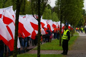 Protest przedsiębiorców leśnych w Szczecinku 31.07.2015