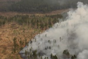 Potężne pożary lasów na Syberii