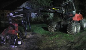 Nagroda za wskazanie sprawcy podpalenia maszyn leśnych w Tokarzewie