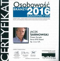 Jacek Sarnowski - Osobowość Branży 2016