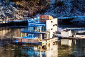 Pływający dom - Szwedzki trend rodem z Polski