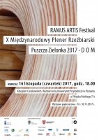 RAMUS ARTIS Festiwal - wernisaż i wystawa poplenerowa DOM w Poznaniu