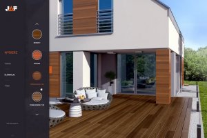 Wyobrażasz sobie, jak wybrana deska prezentuje się na tarasie lub elewacji? Już nie musisz!