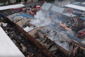 4 mln strat po pożarze fabryki mebli w Wieruszowie