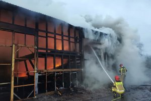 Pożary tartaków w Stramnicy i Przeciszowie