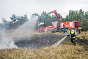 Forwarder do gaszenia pożarów w lasach