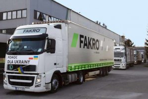 Fakro udostępniło swoje centra logistyczne wspierając pomoc humanitarną dla Ukrainy
