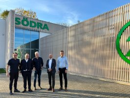 Koncern SODRA WOOD z wizytą w siedzibie SODRA POLSKA