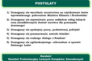 Leśnicy będą protestować w Warszawie